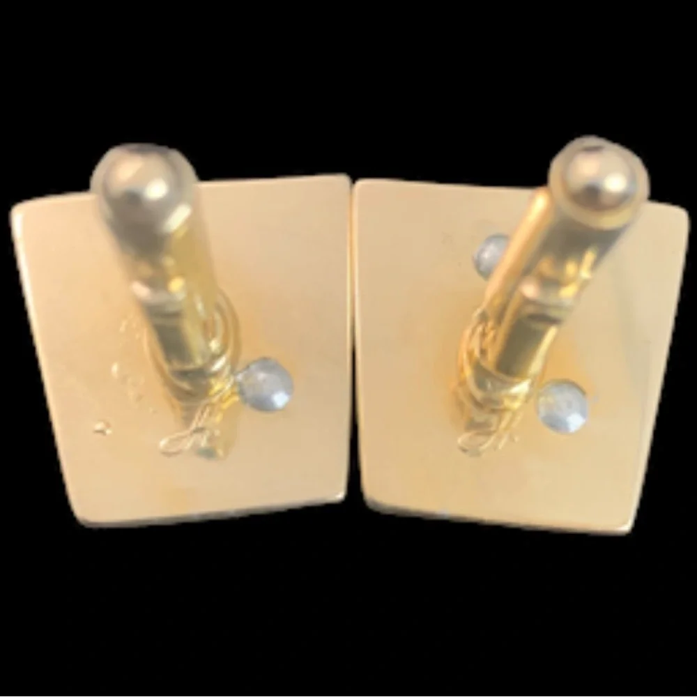 Anson Brand Dancing Couple Cufflinks 1950's Mid Century Swing Sock Hop.